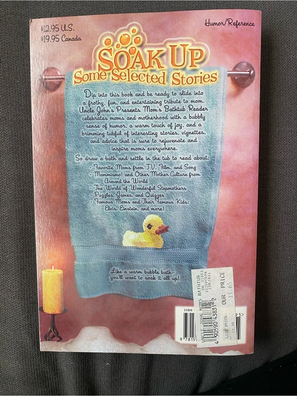 Mom's Bathtub Reader - 299 pages of  stories and laughs